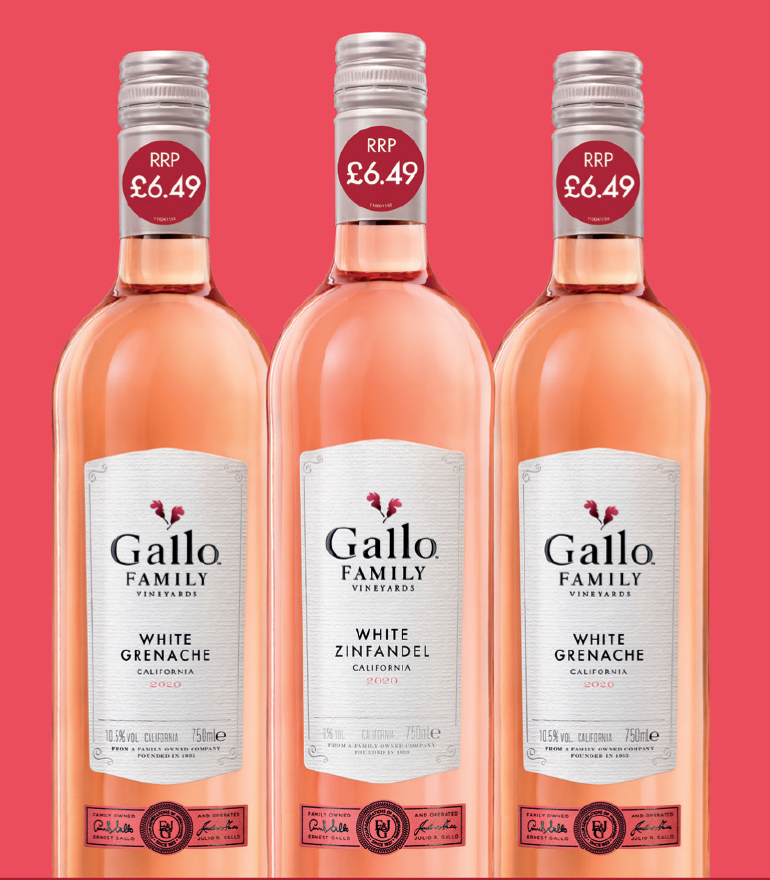 Gallo family vineyards introduce price mark labels Asian Trader