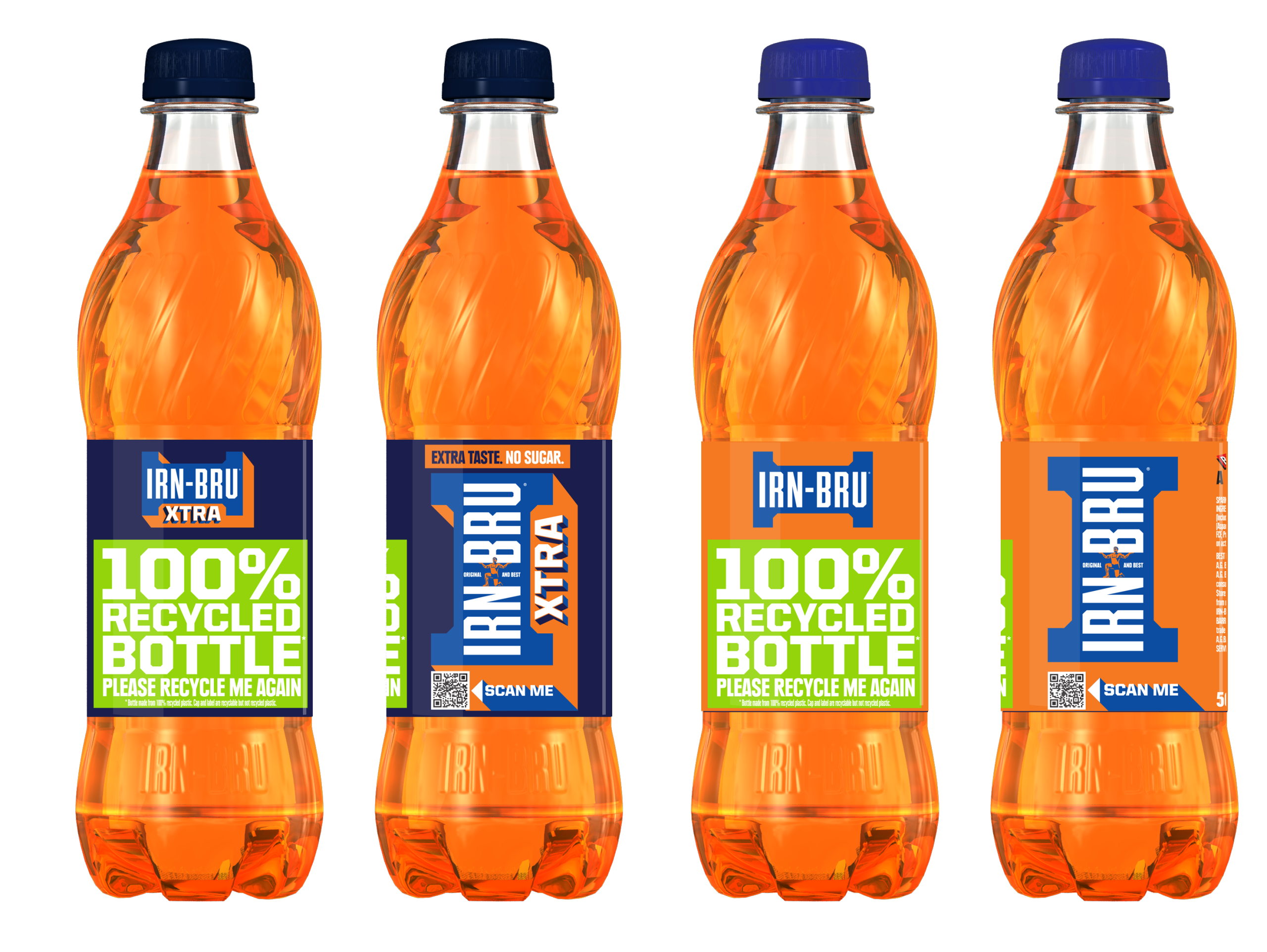 AG Barr goes 100% recycled for 500ml IRN-BRU and Rubicon