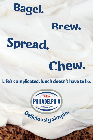Pleasure in simplicity for Philadelphia campaign