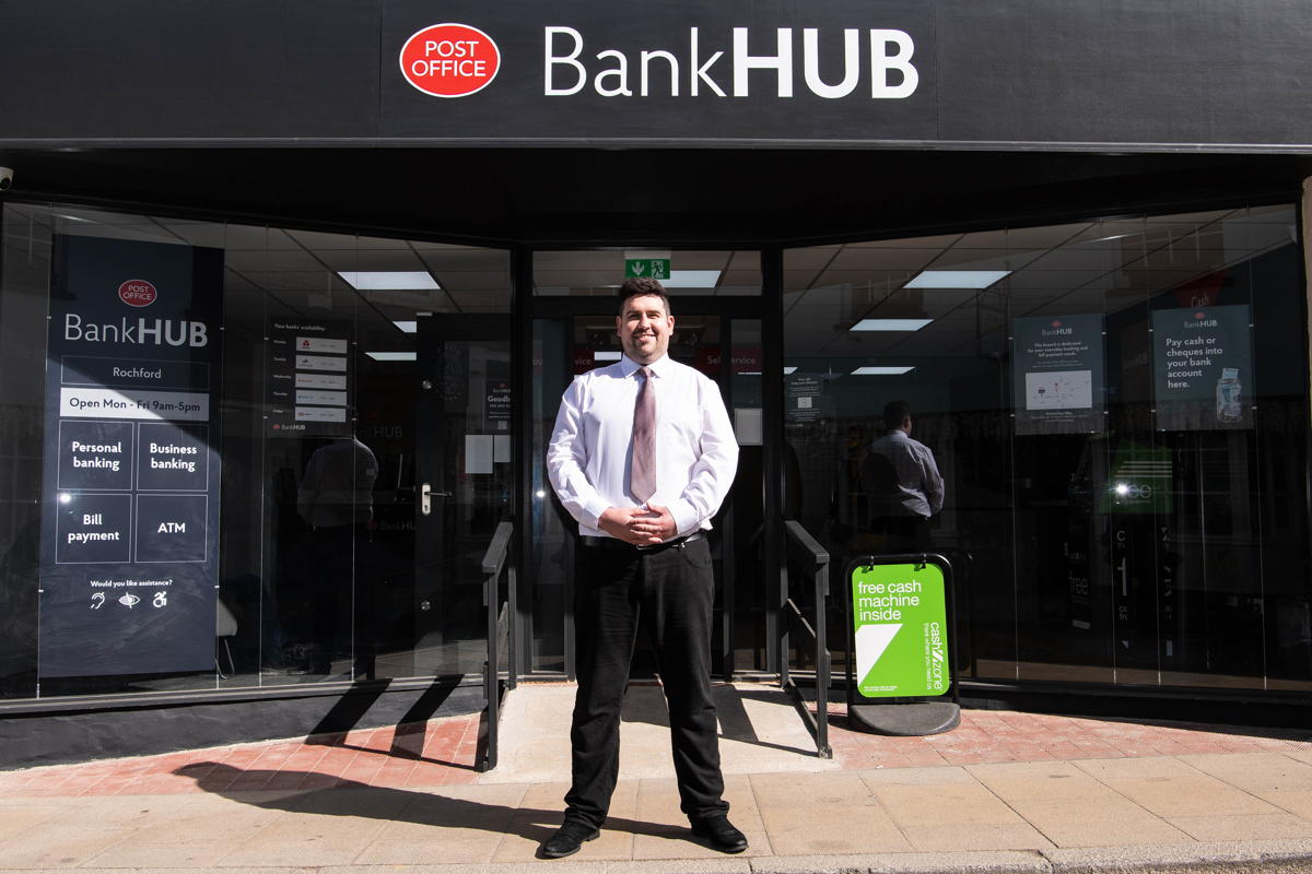 Post Office BankHubs in Rochford and Cambuslang celebrate first anniversary