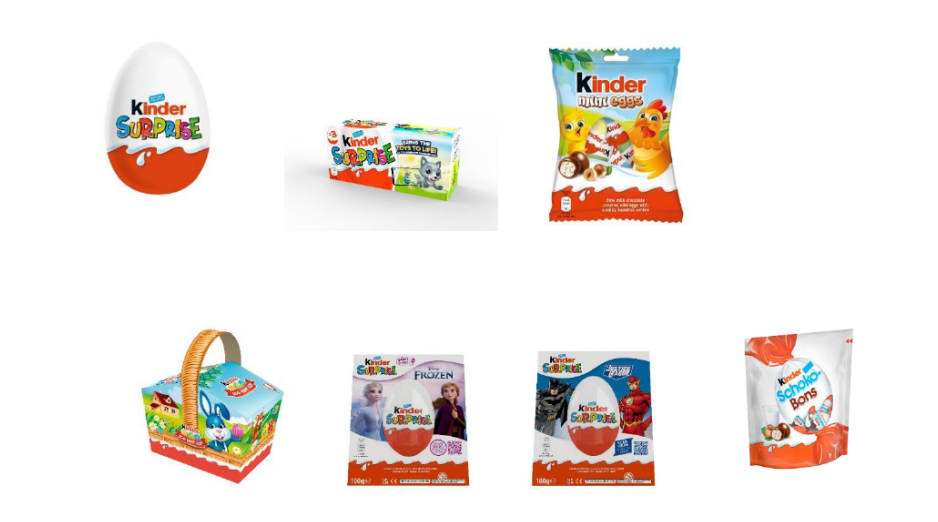 Kinder products over salmonella fear