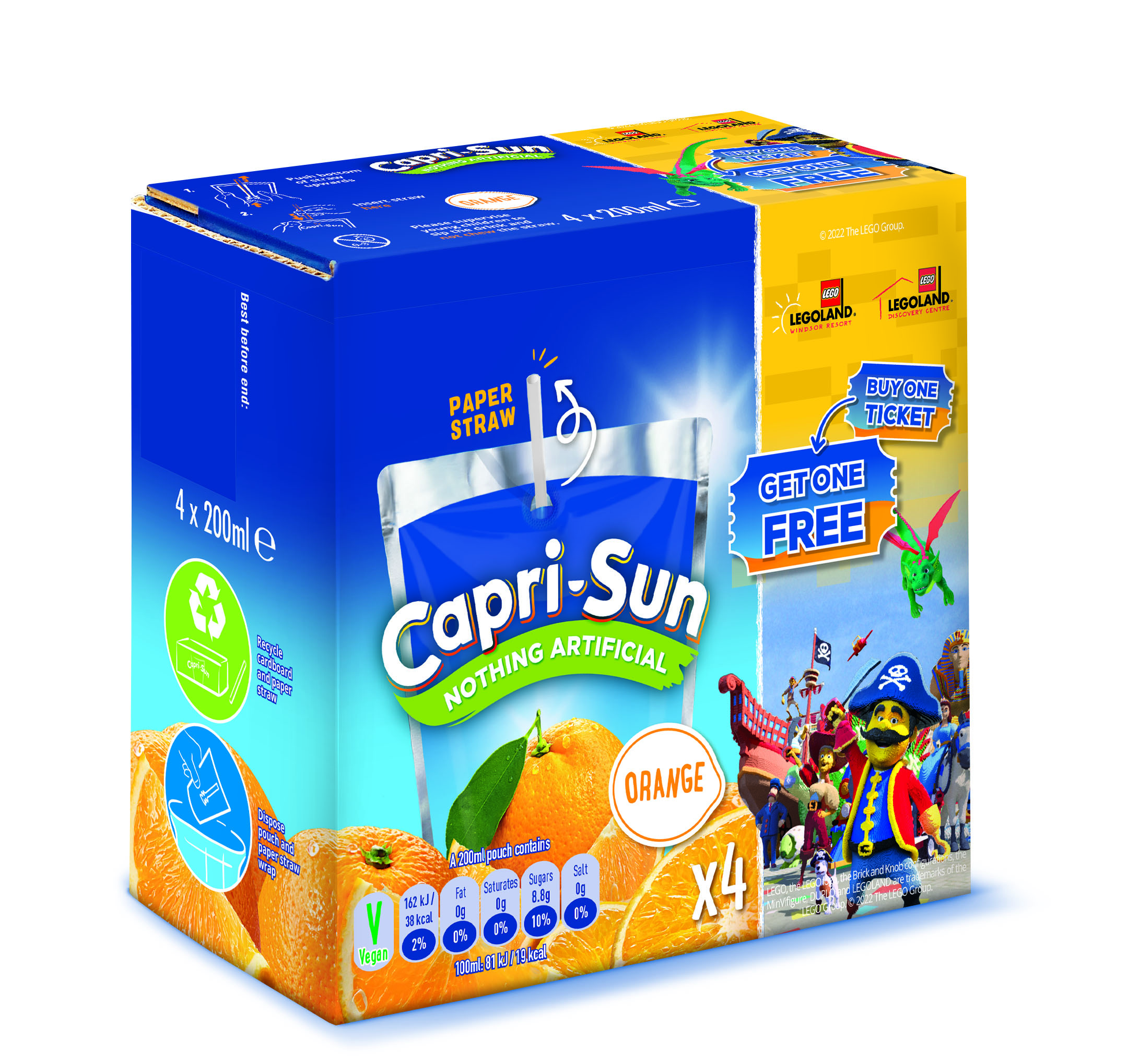 Capri-Sun brings back Legoland on-pack promotion this summer