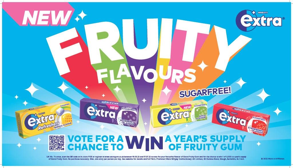 Mars Wrigley drives fruity gum sales with Flavour Vote campaign