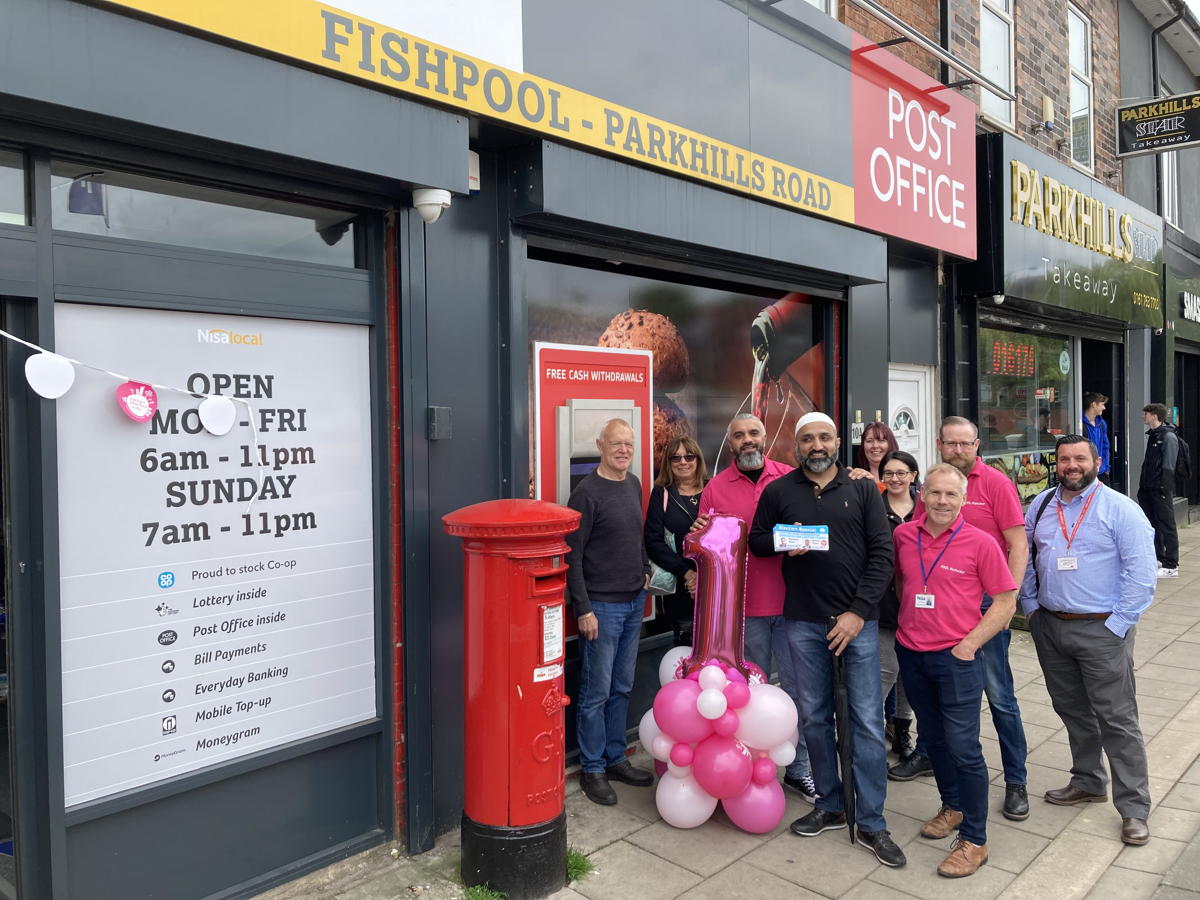 In-store celebration marks first anniversary of Fishpool Nisa store