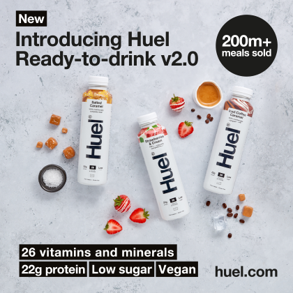 Watchdog bans Huel ads over misleading claims