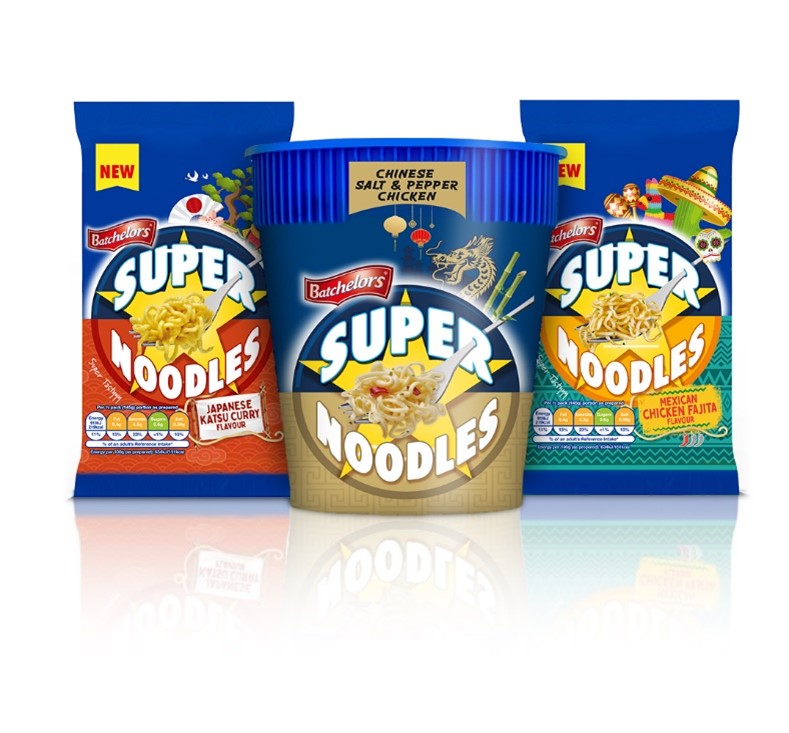 Batchelors adds popular world cuisine flavours to Super Noodles