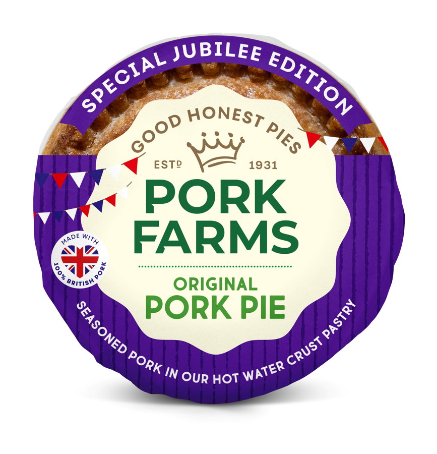 Pork Farm releases Platinum pork pie and new look in time for Jubilee