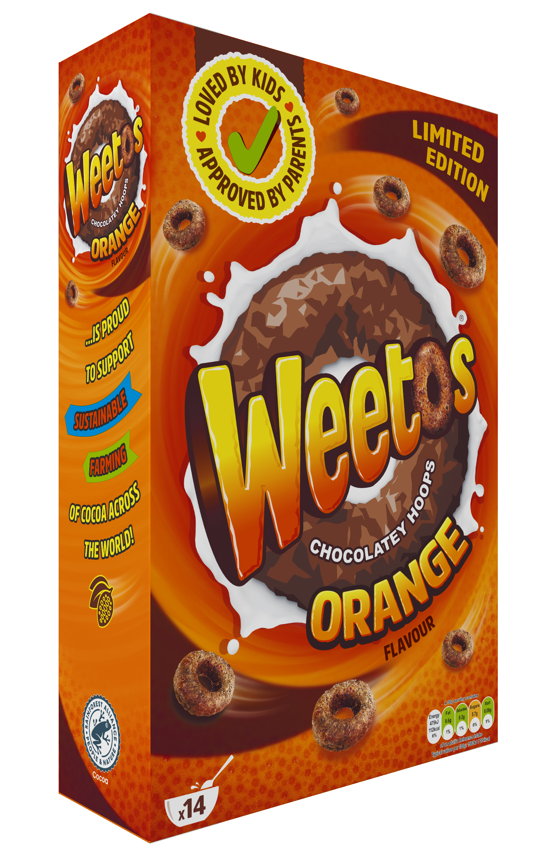 Weetos’ new limited-edition taps into choc orange trend