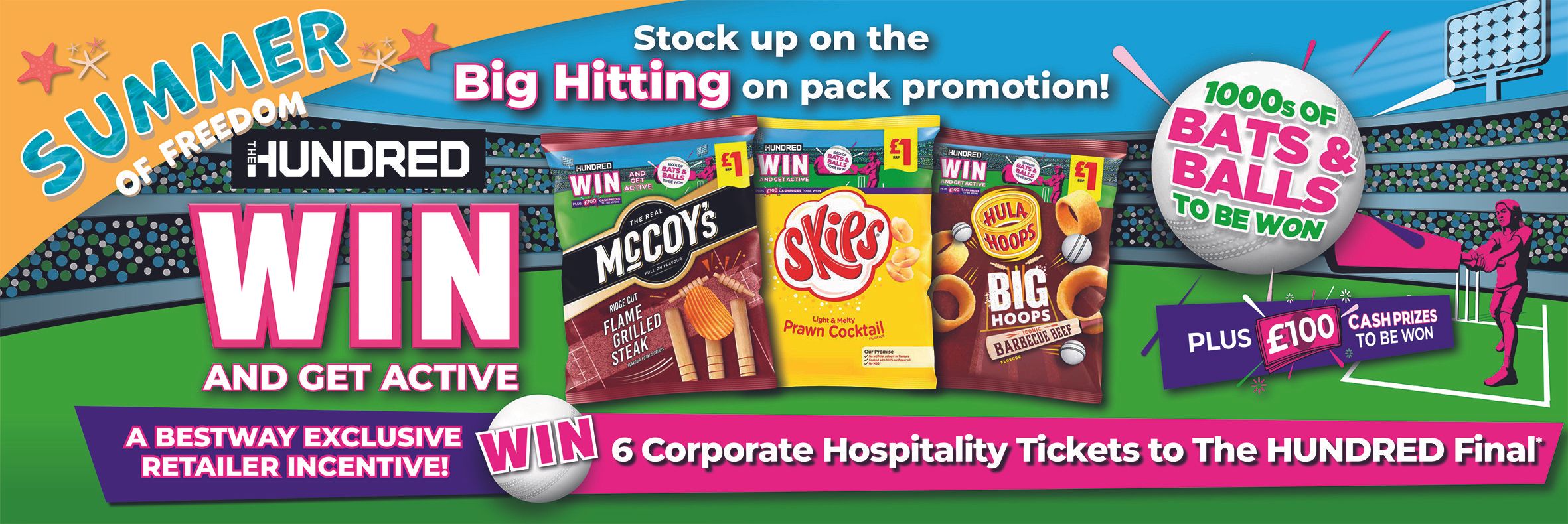 KP Snacks partners with Bestway for ‘Money Can’t Buy’ retailer cricket experience