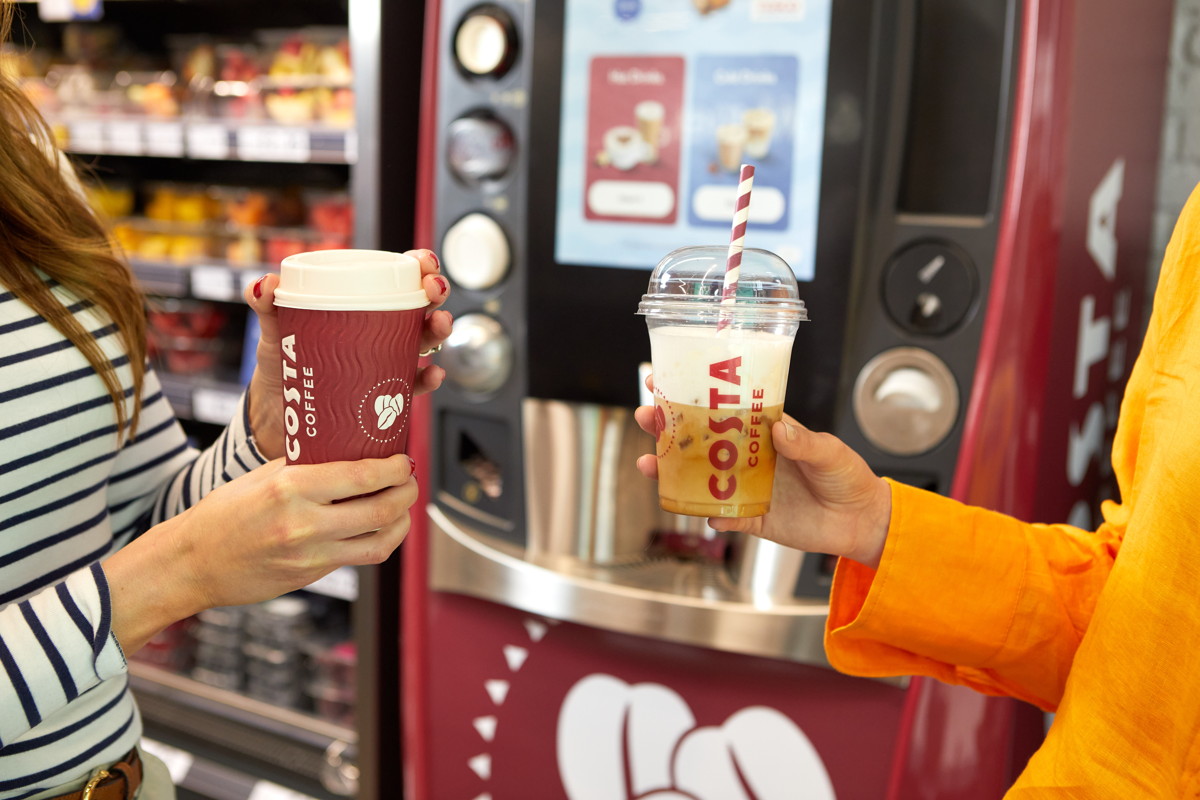 Costa Express rolls out first integrated hot and iced drinks machines
