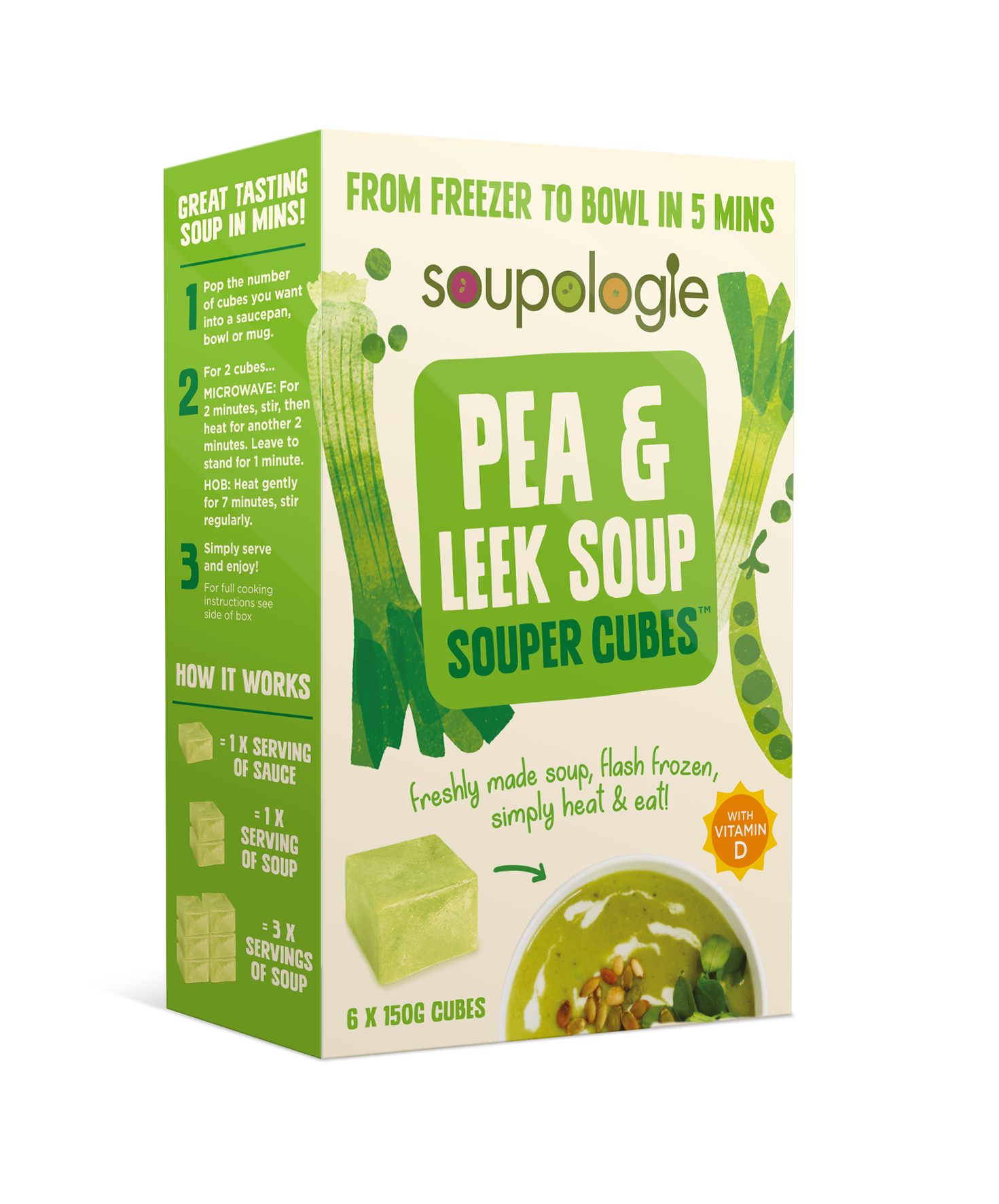 Soupologie’s eco-friendly, frozen soup cubes now available from wholesalers