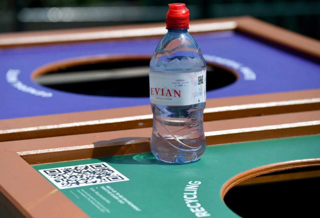 Evian launches new recycling reward scheme at Wimbledon