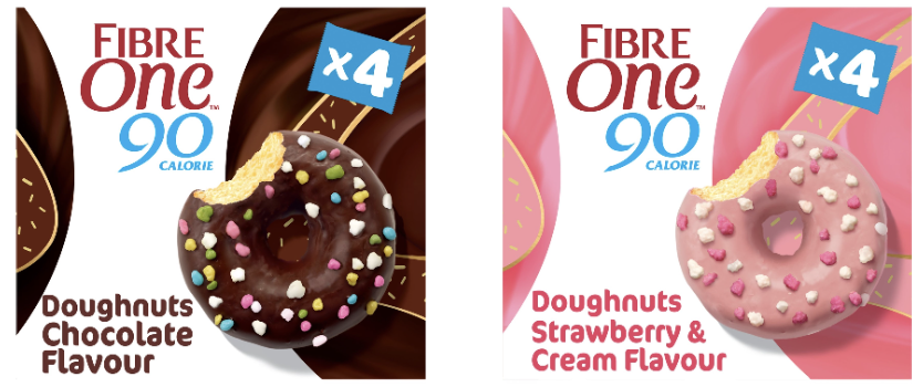 Fibre One 90 Calorie shakes up sweet snacking with permissible doughnuts