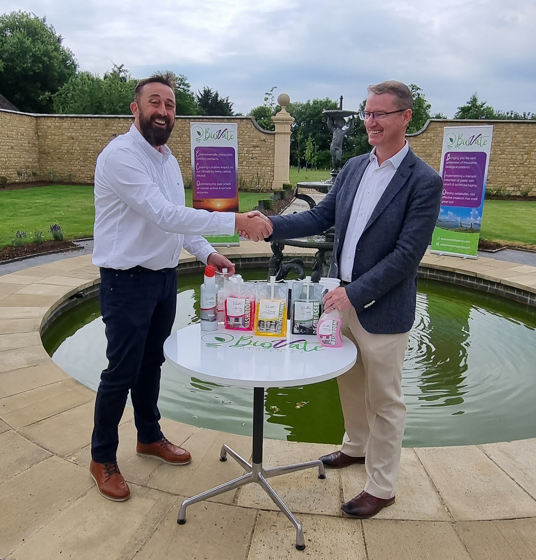 Biovate launches new catering ranges with Bidfood