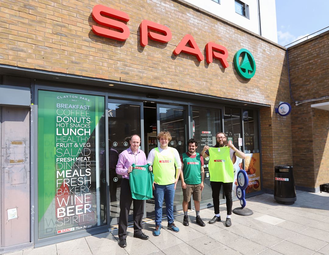 Campus SPAR store steps in to support Lancaster University’s football society
