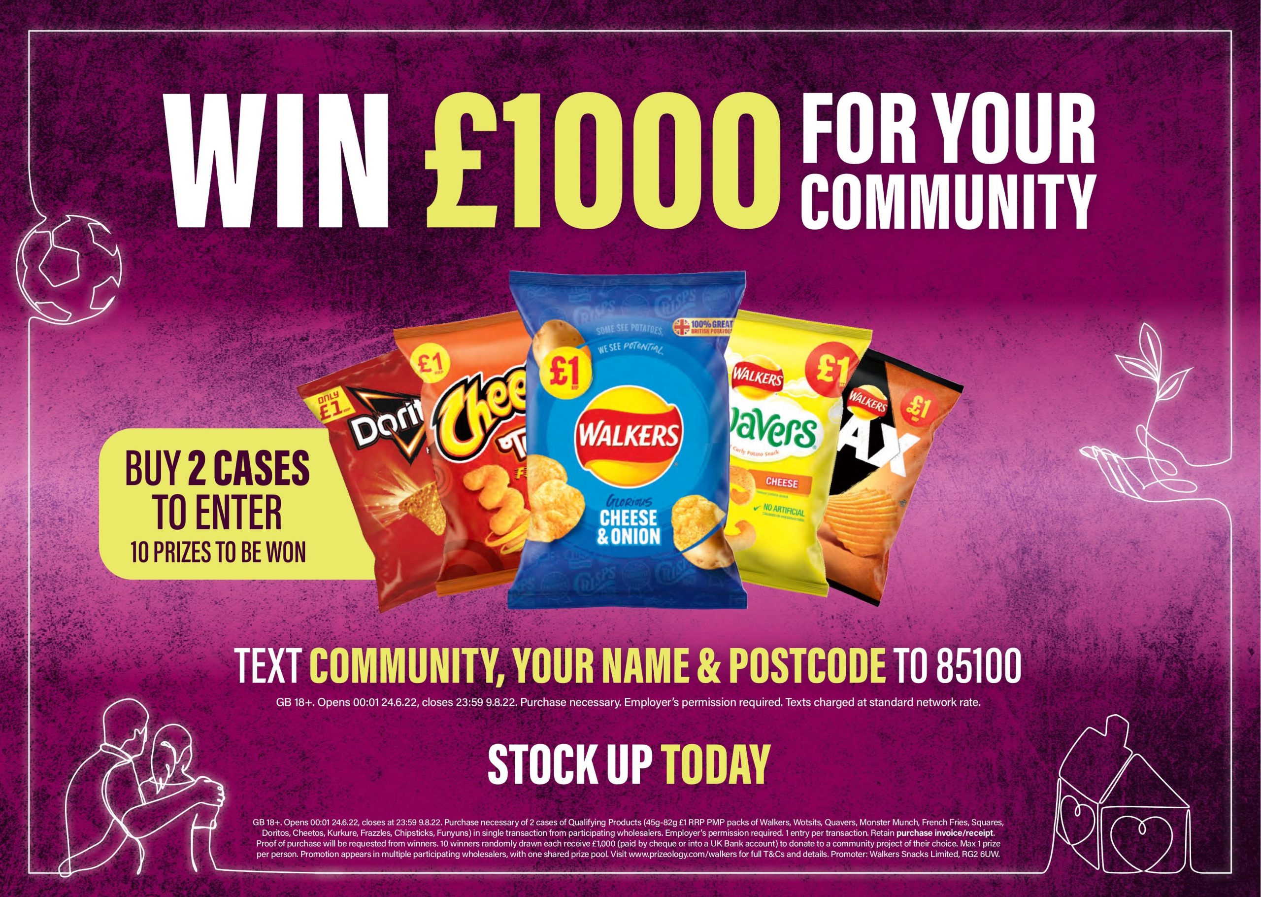 Walkers launches community prize fund competition to support retailers