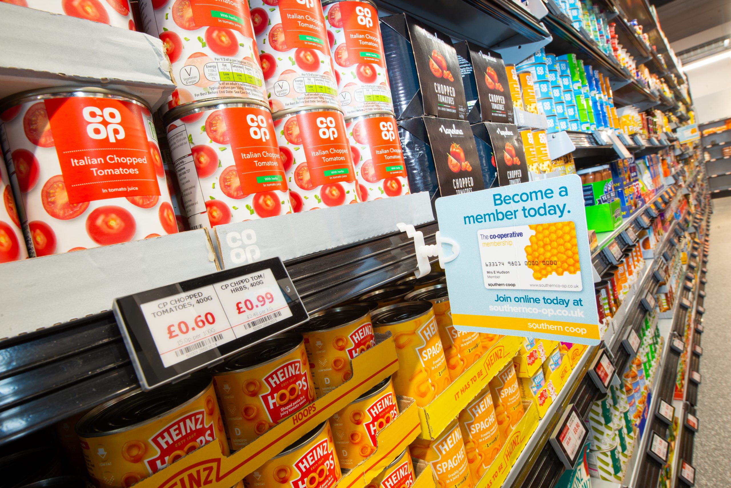 Southern Co-op to roll out electronic shelf-edge labels