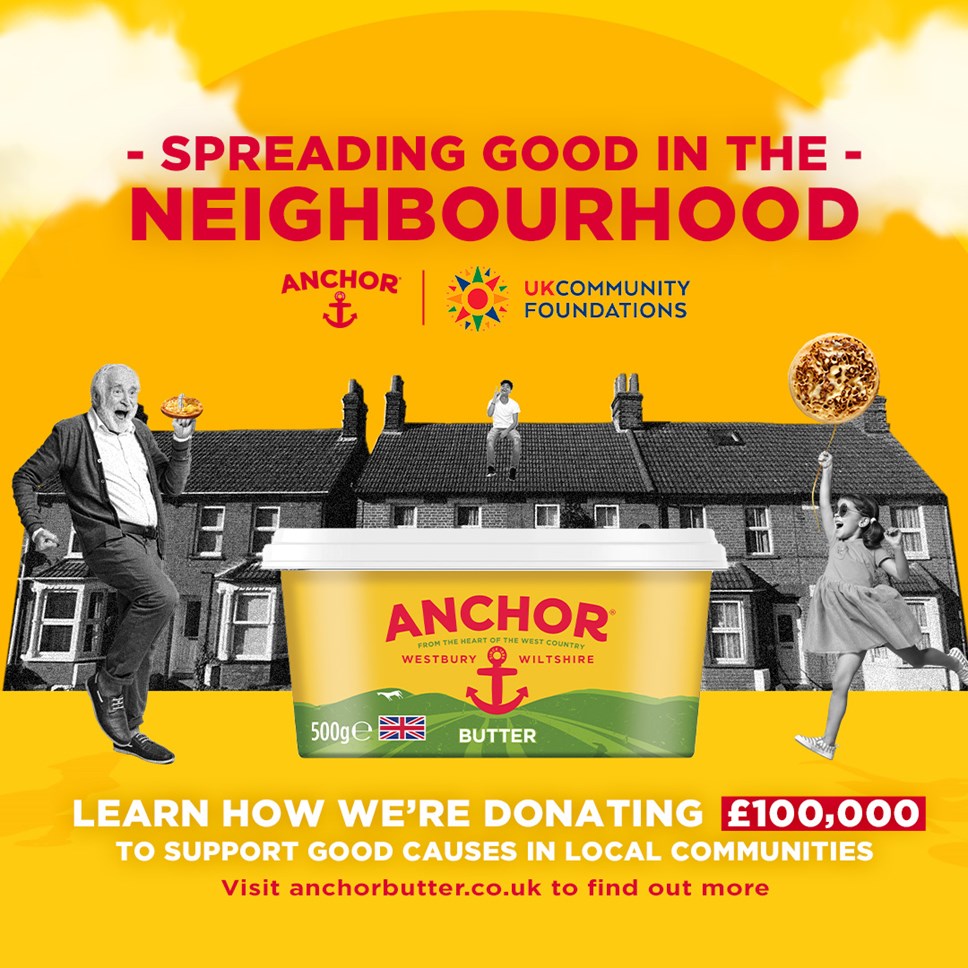 Anchor Butter launches new £100,000 community fund