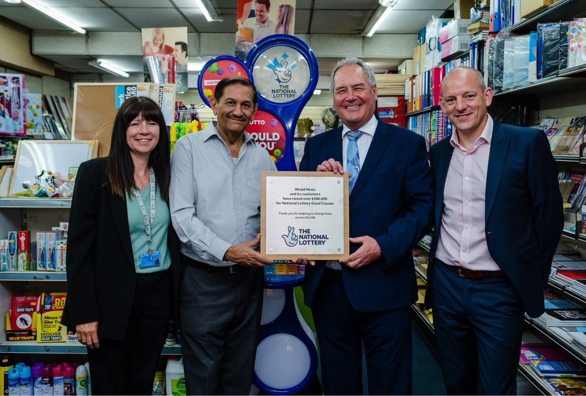 Harrow retailer recognised by local MP as store raises £500,000 for National Lottery Good Causes