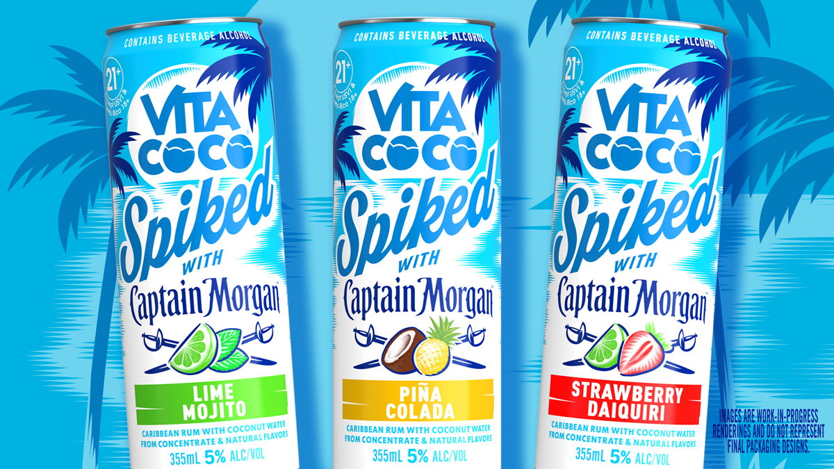 Diageo unveils new premium canned cocktail line partnering with Vita Coco