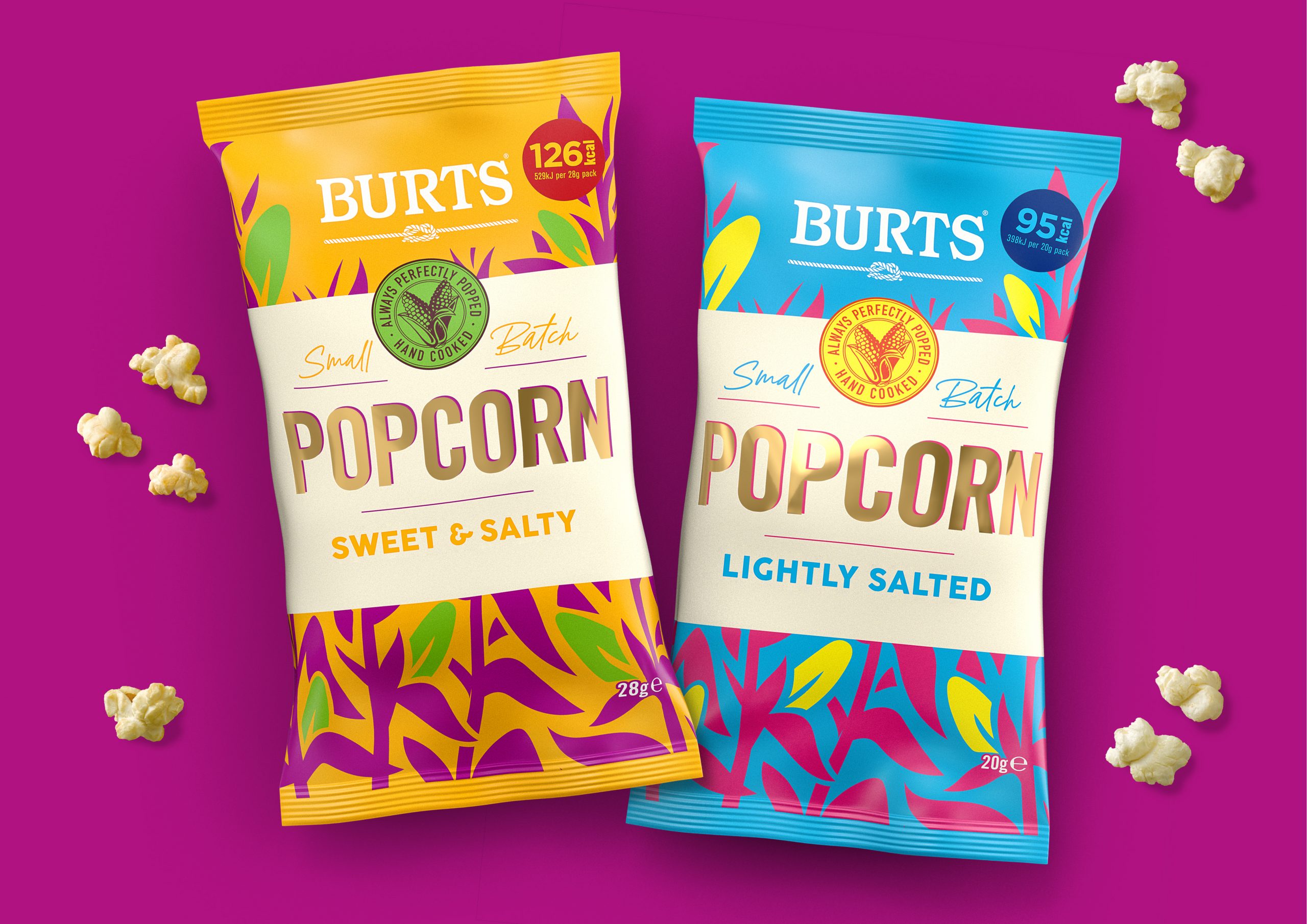 Burts Chips launches UK’s only hand-cooked popcorn