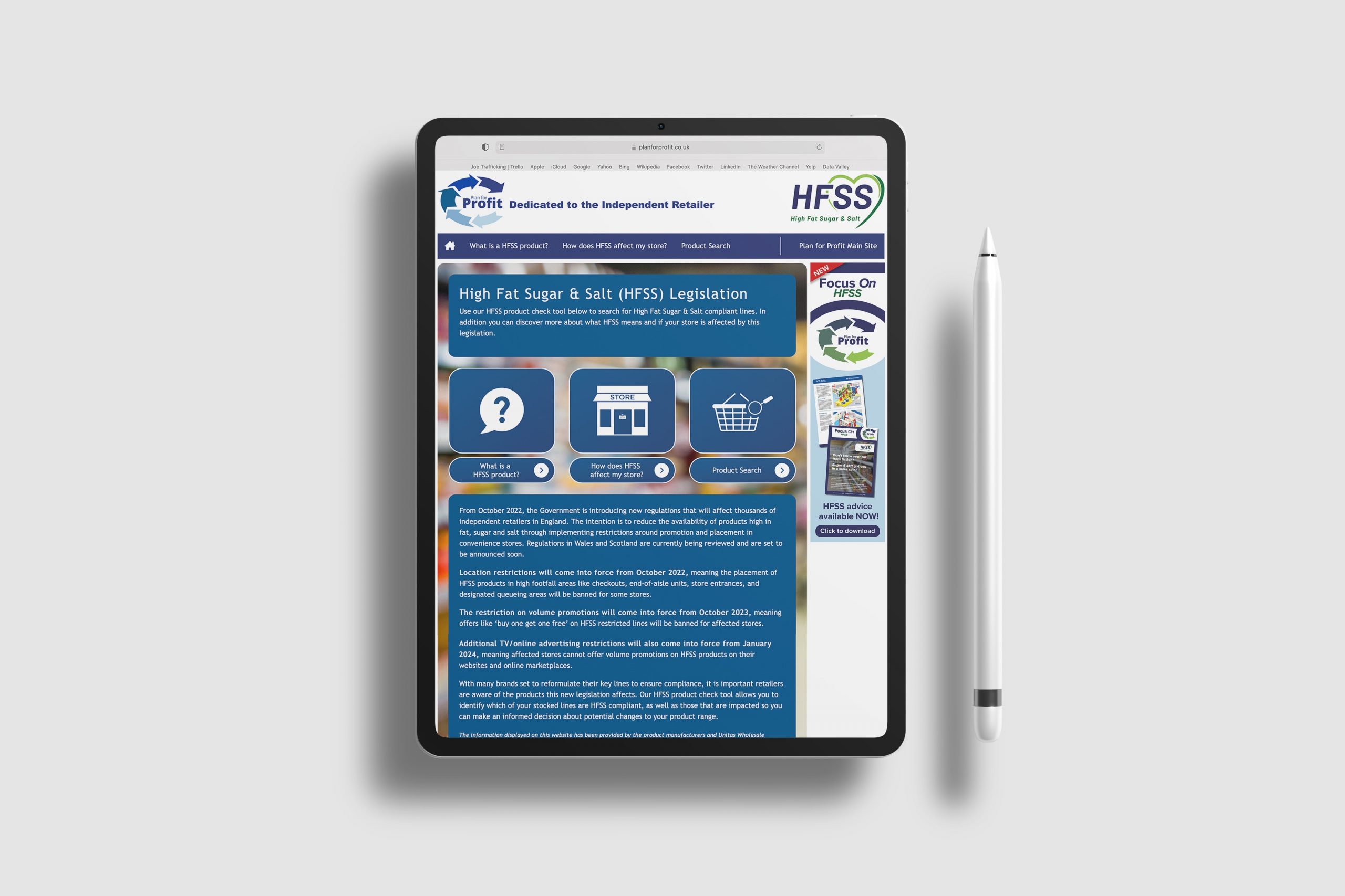 Plan for Profit to launch new HFSS product-check tool