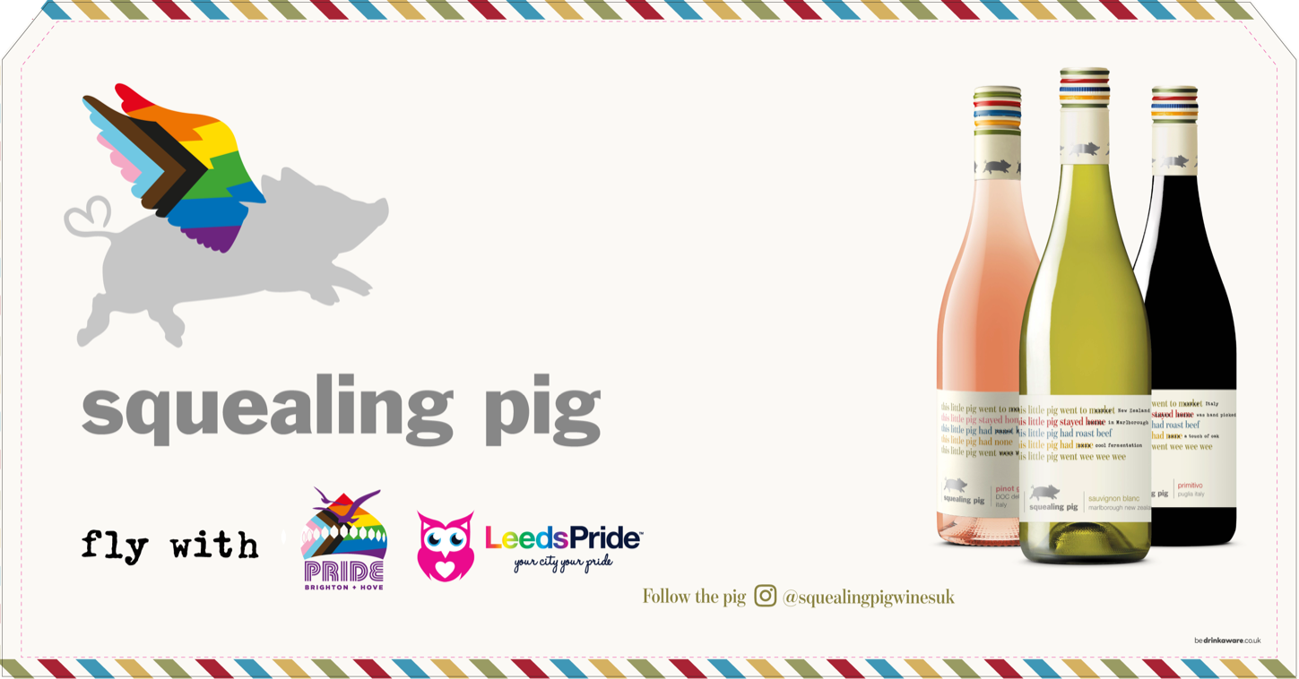 Squealing Pig to ‘fly with Pride’ in new summer campaign