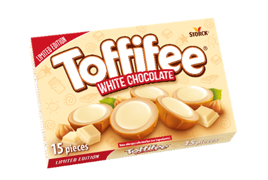 Toffifee launches limited-edition white chocolate flavour