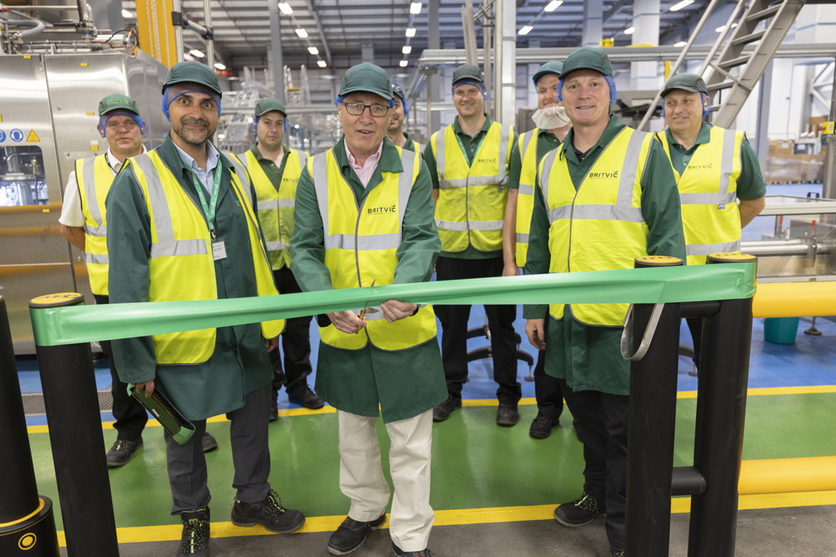 Britvic opens new multimillion-pound canning line at Rugby site  