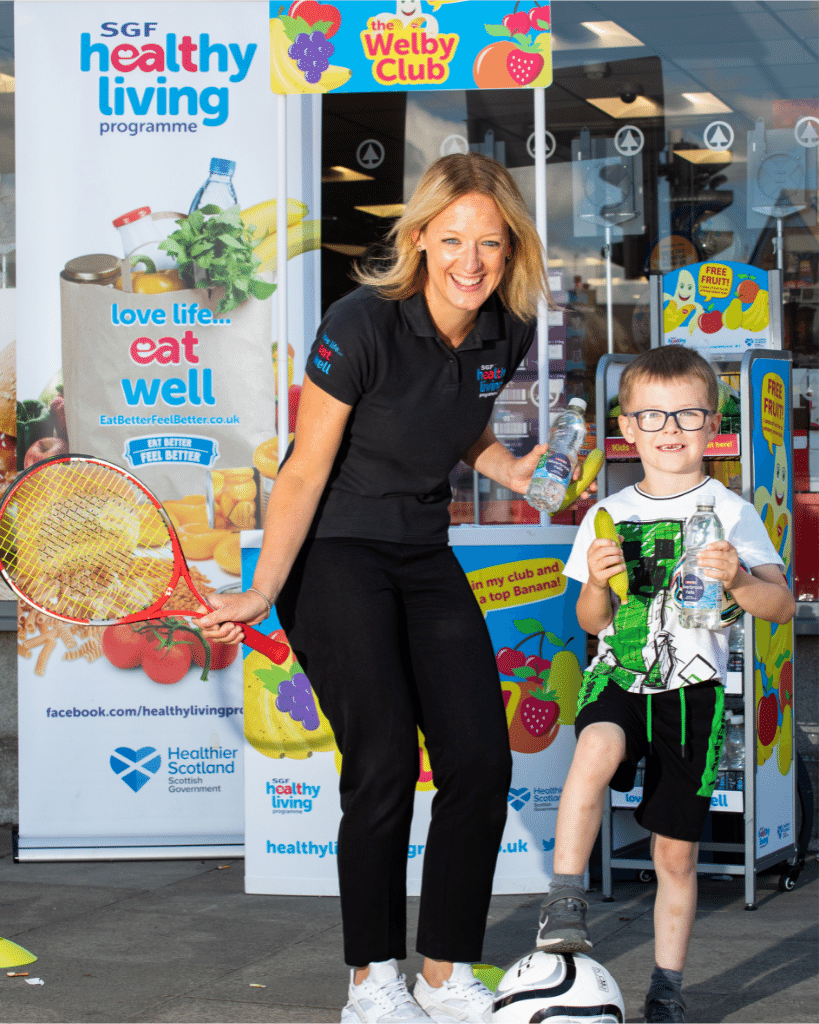 SPAR Scotland promotes Healthy Living Programme with CWG road show