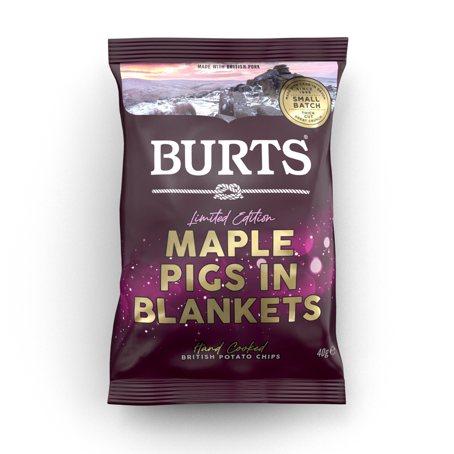 Burts Chips brings back festive Maple Glazed Pigs in Blankets potato chips