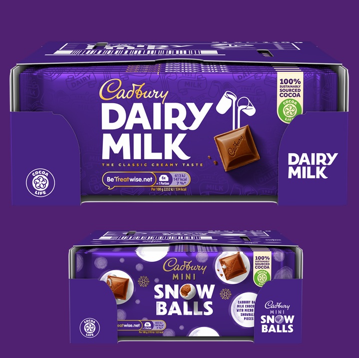 Mondelēz launches Cadbury Dairy Milk packs using certified recycled plastic