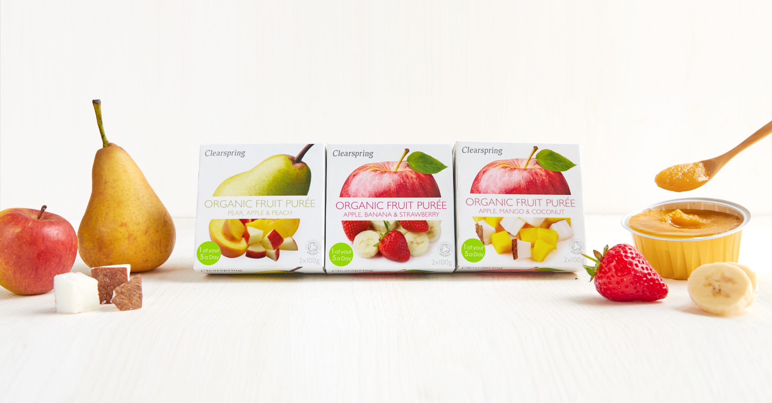 Clearspring adds flavours to Organic Purée range