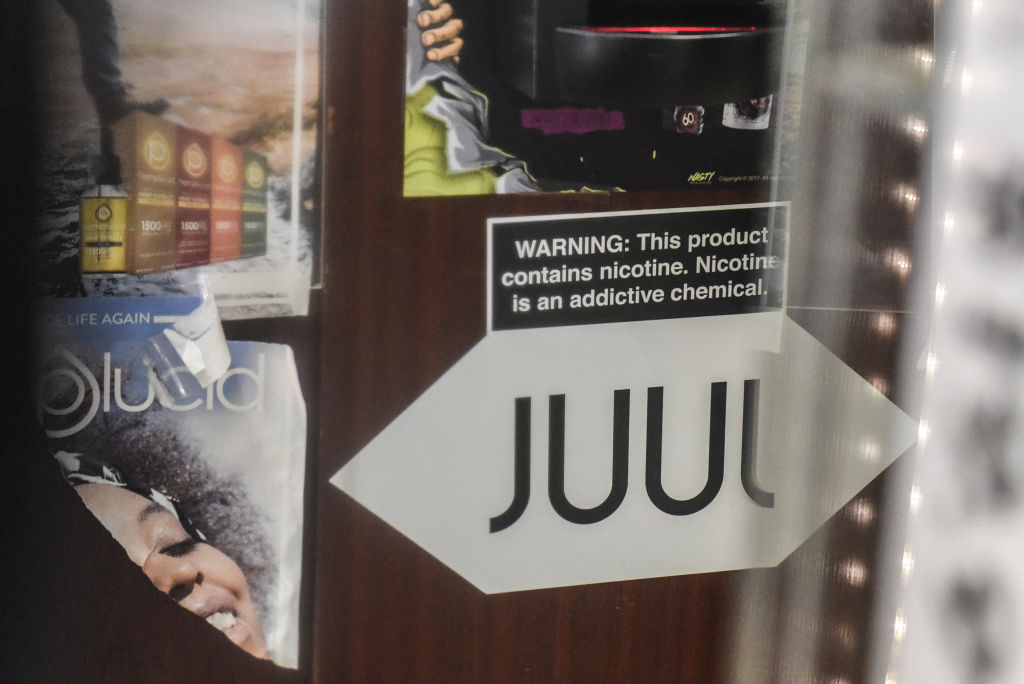 Juul agrees to pay $438m in US over marketing vapes to youth