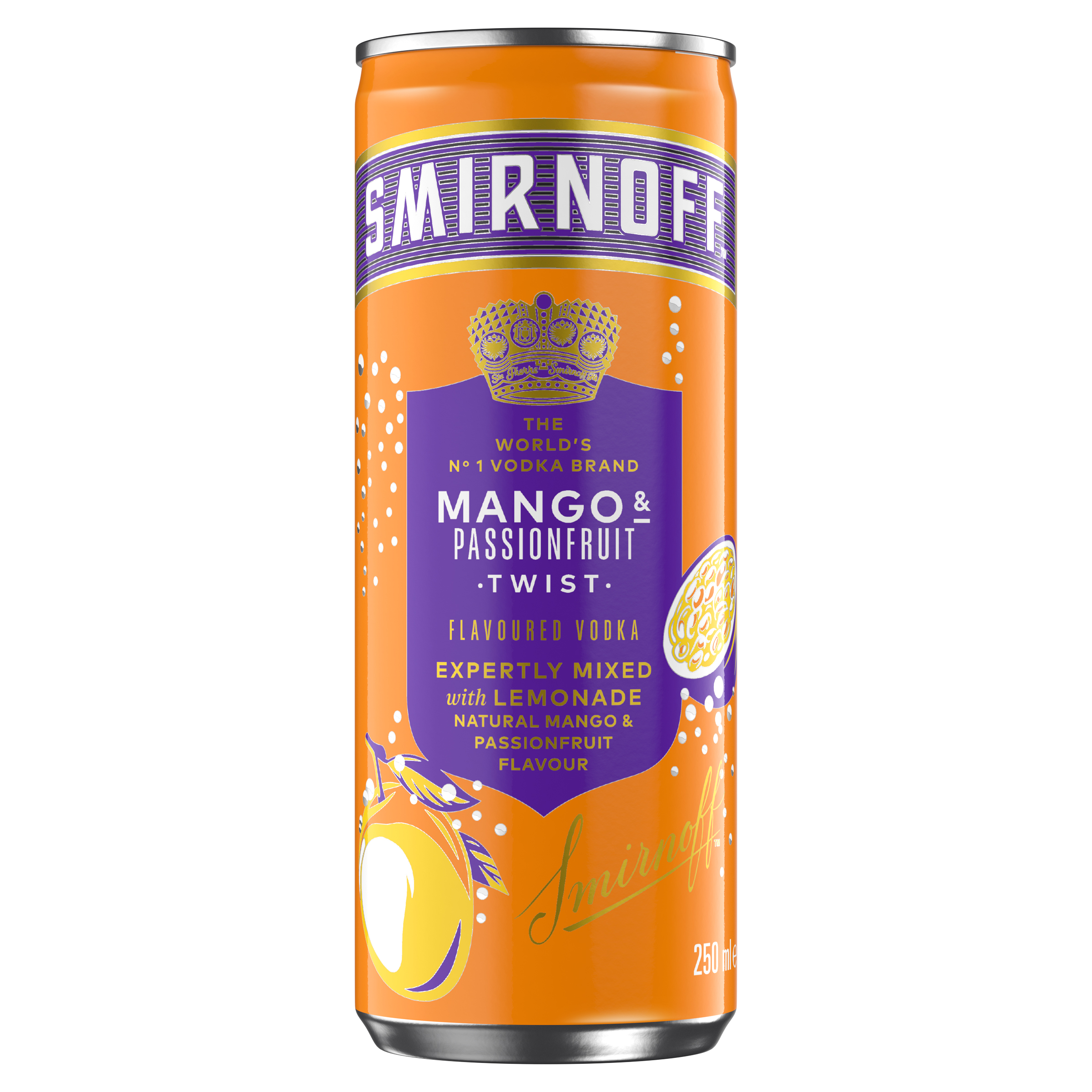 Smirnoff adds ‘Mango & Passionfruit Twist’ RTD to its flavoured-vodka portfolio