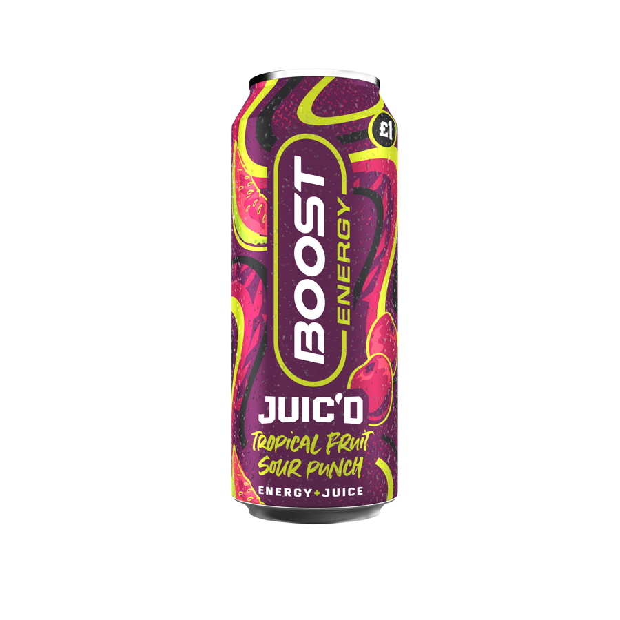 Boost Drinks adds fourth flavour to Juic’d 500ml can range