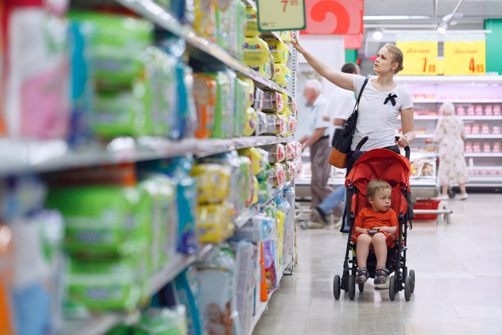 ‘Quarter of adults with at least one child cutting back on food shopping’