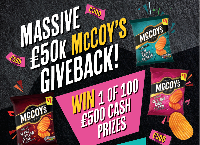 KP Snacks launches massive £50k McCoy’s giveback for retailers
