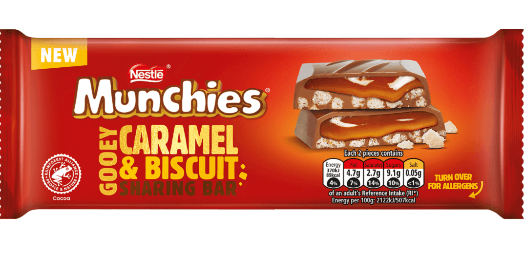 Nestlé launches new Munchies sharing bar