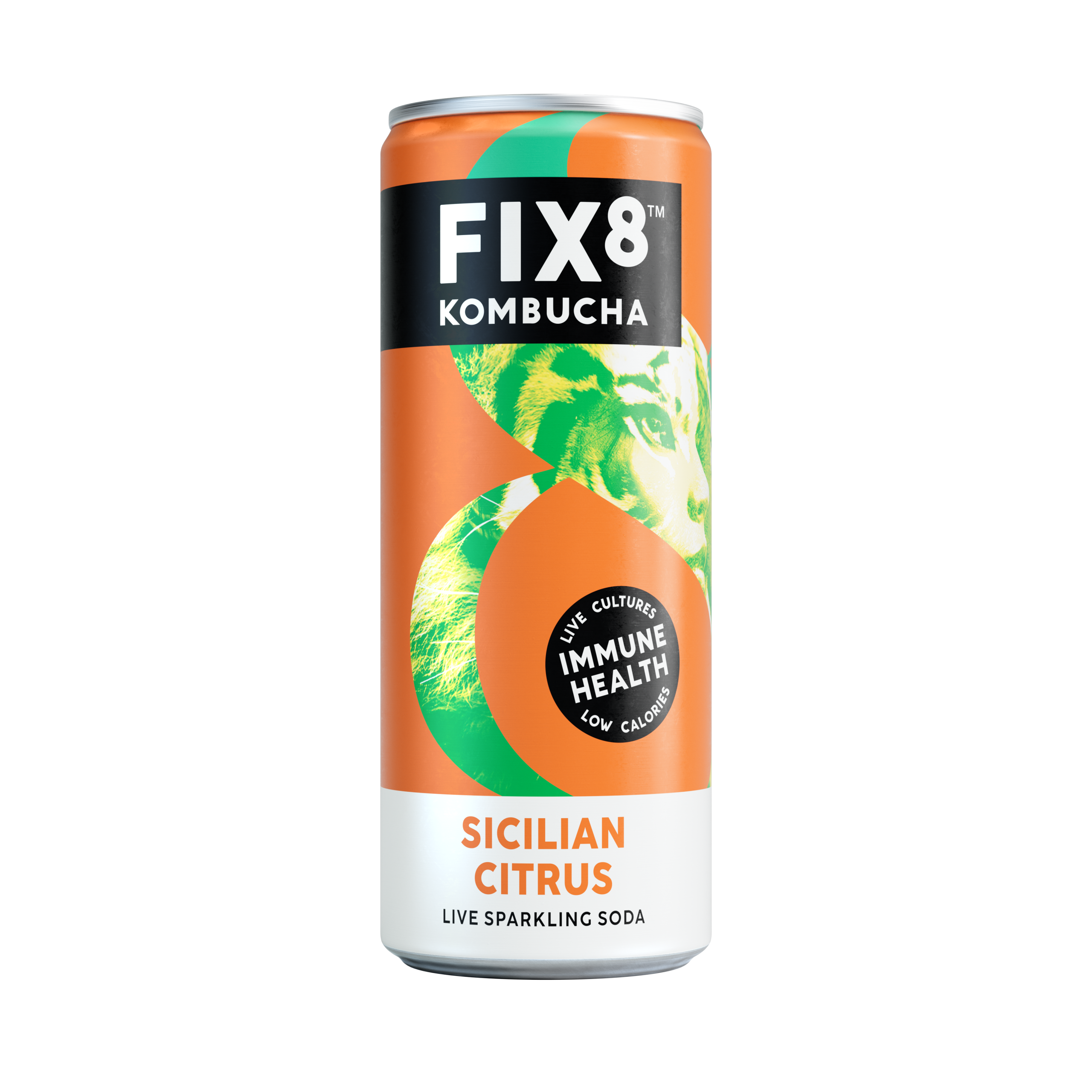 Fix8 Kombucha is the first to feature probiotic live cultures and vitamin C