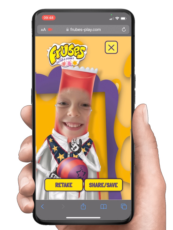 Frubes unveils category first AR mini game on pack