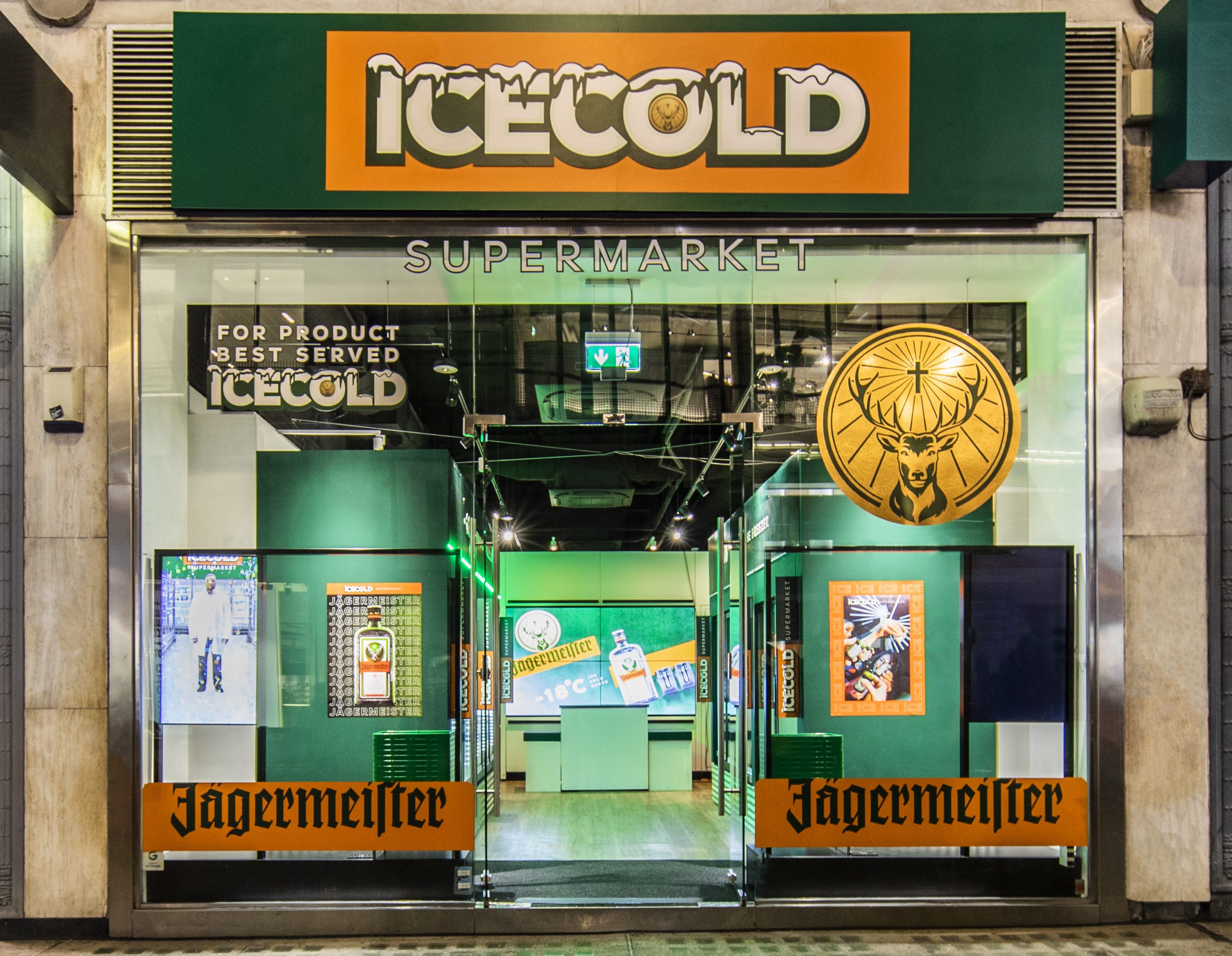 Jägermeister opens ICECOLD supermarket on Oxford Street