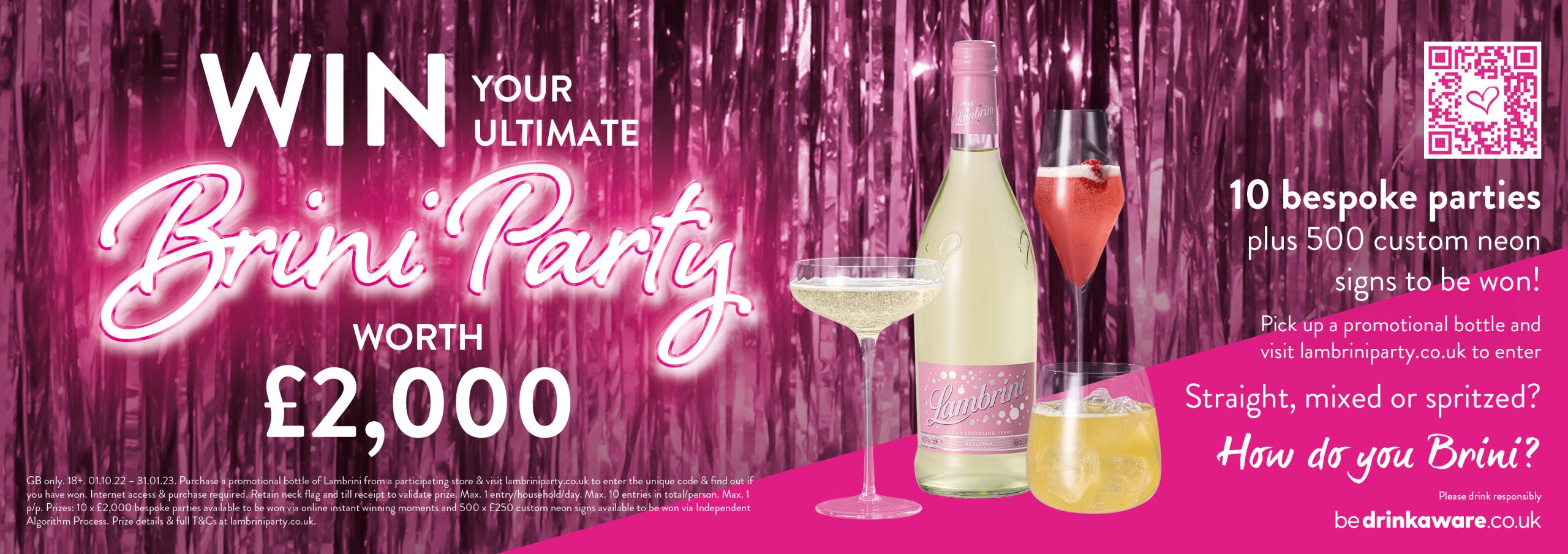 Lambrini brings the ‘Ultimate Brini Party’ to shoppers