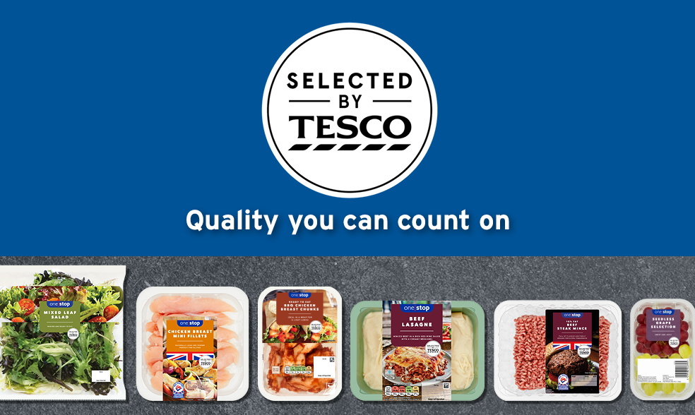 One Stop launches Selected By Tesco range in all stores