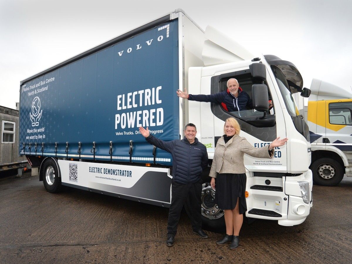 Scottish wholesalers partner Volvo to launch trial of new electric truck