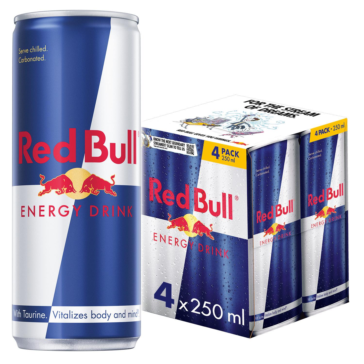 Red Bull on-pack promotion for emerging streaming stars