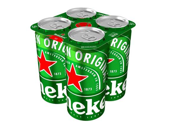 Heineken introduces improved Green Grip packaging