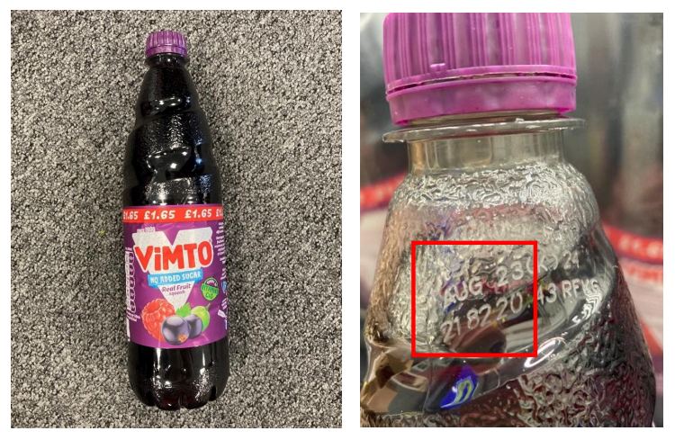 Vimto recalls bottles after incorrect labelling