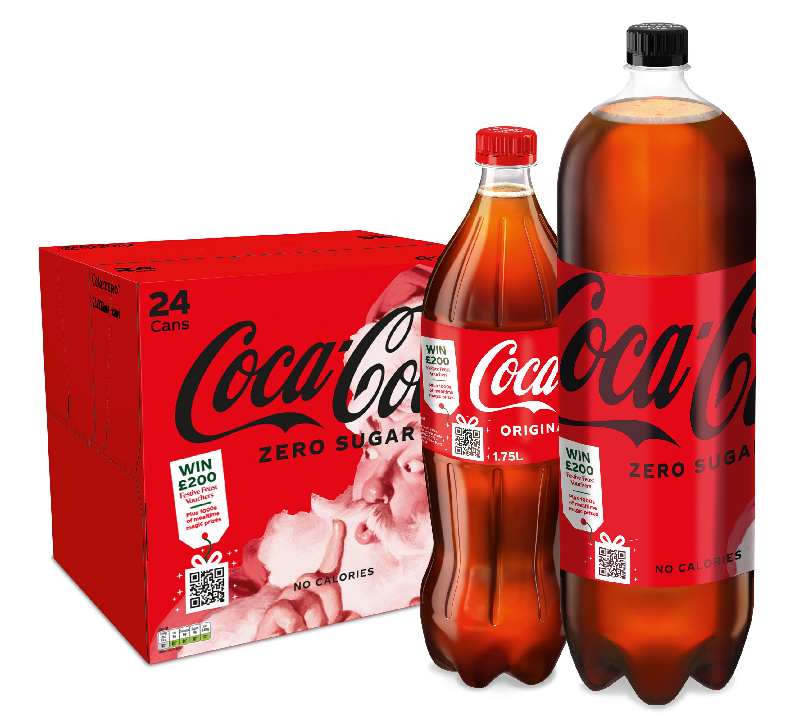 Coca-Cola brings cheer to festive feasts with Christmas on-pack promotion