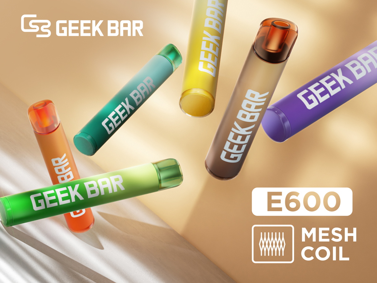 Geek Bar unveils revamped E600 range